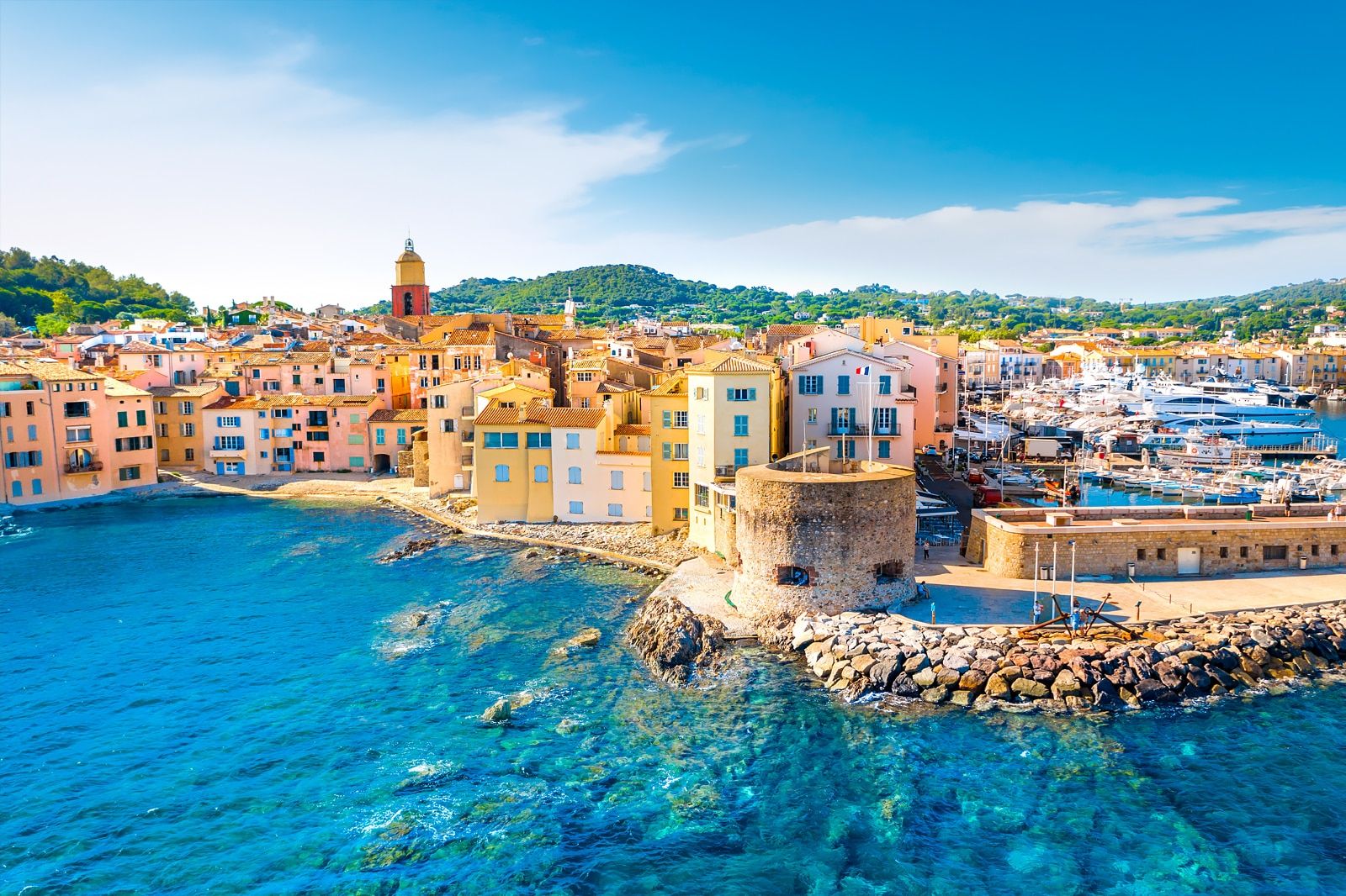 Saint-Tropez coastline