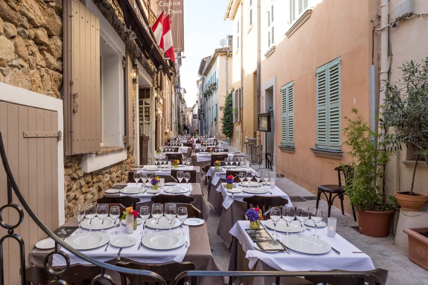 Au Caprice des Deux restaurant St Tropez