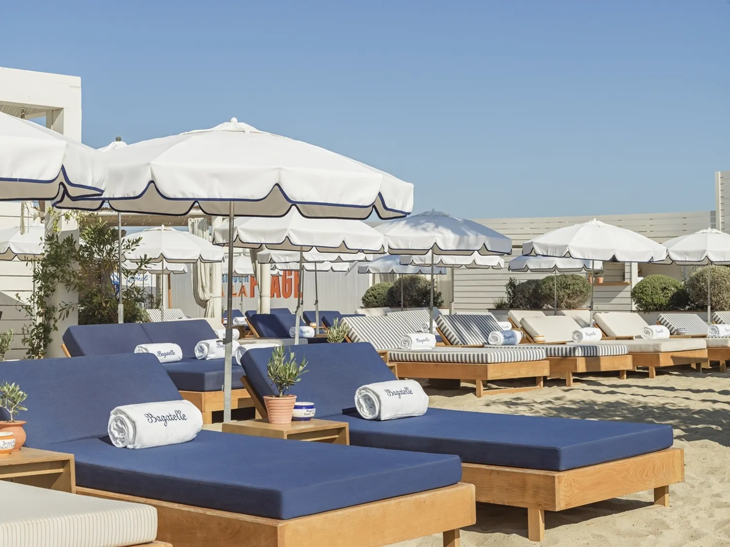 Bagatelle beach Saint Tropez restaurant france