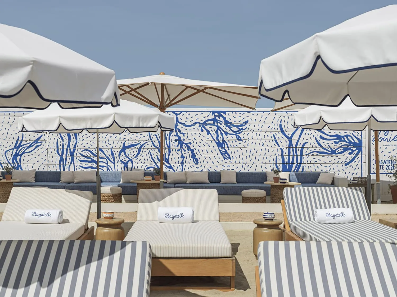 Bagatelle beach Saint Tropez restaurant france