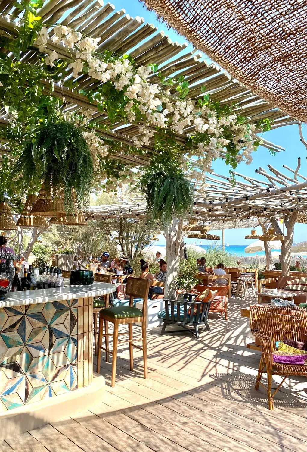 Cabane Bambou beach Saint Tropez