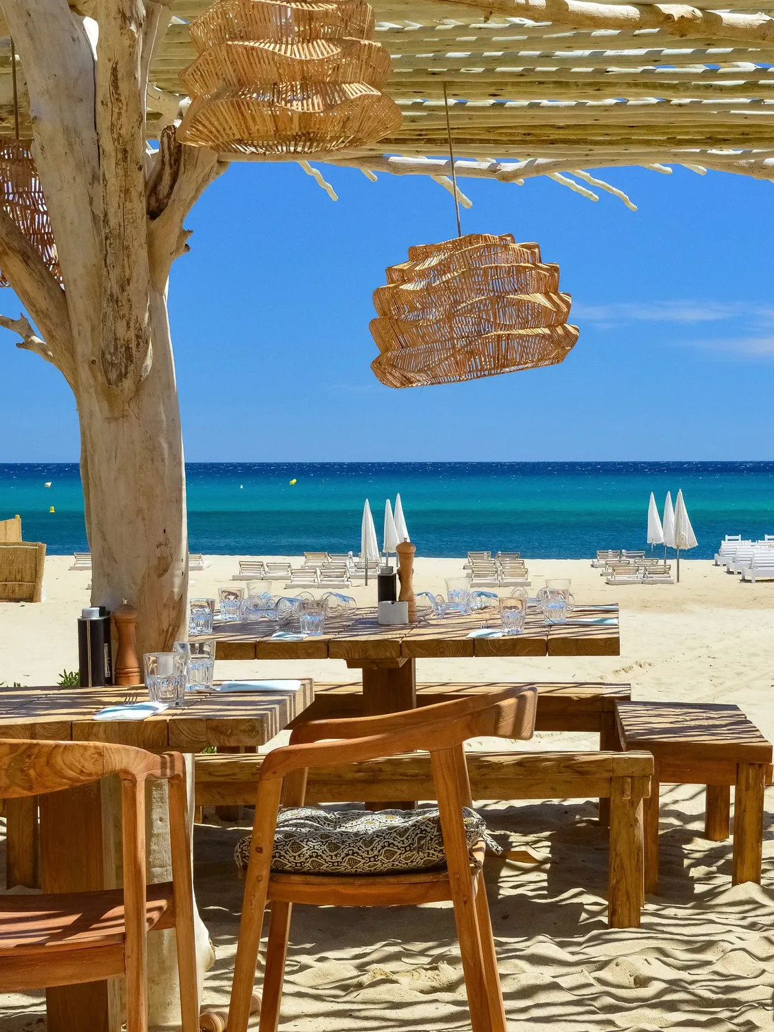 Cabane Bambou beach Saint Tropez