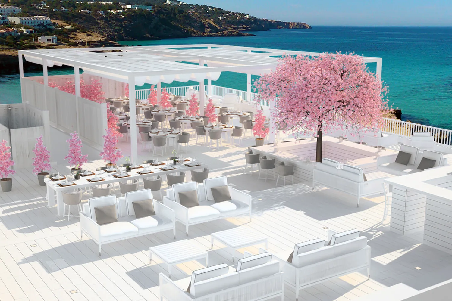 Cotton Beach Club restaurant Ibiza