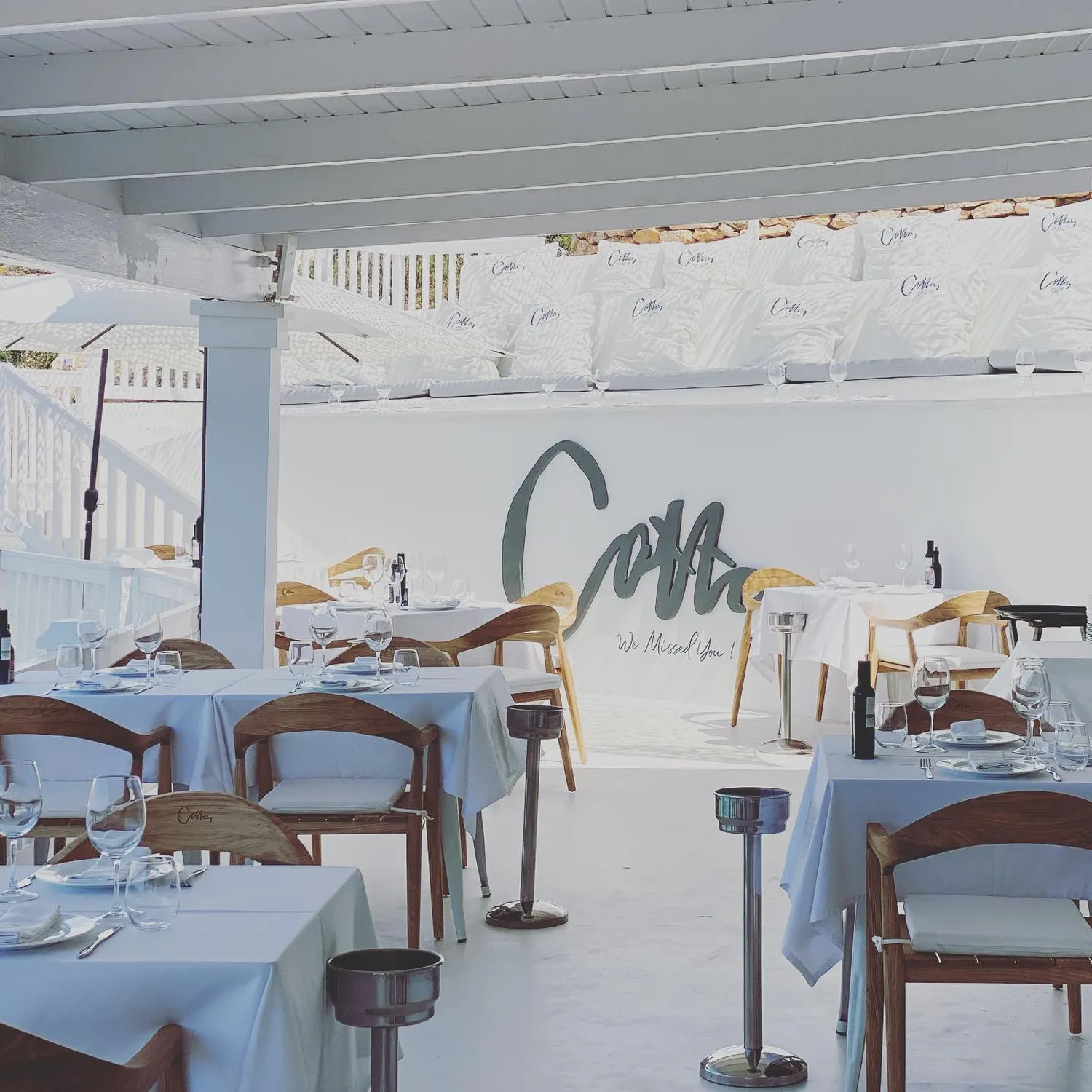 Cotton Beach Club restaurant Ibiza
