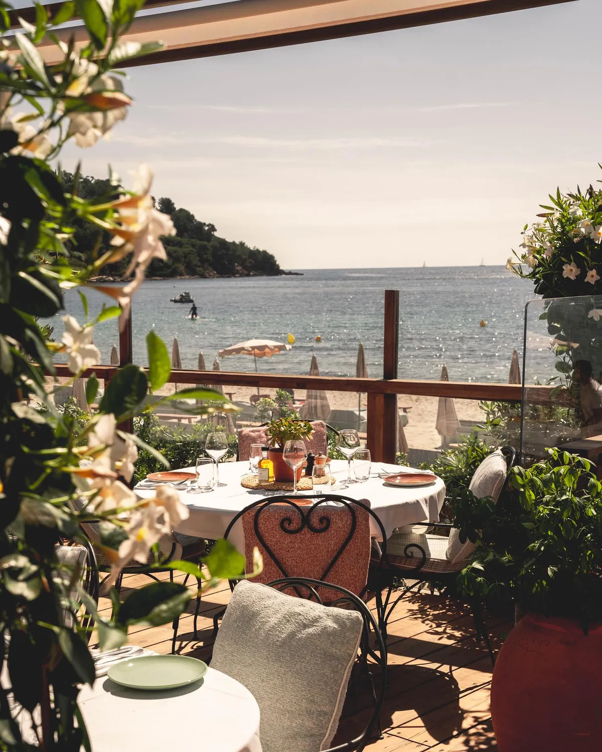 Jardin Tropezina restaurant Saint Tropez