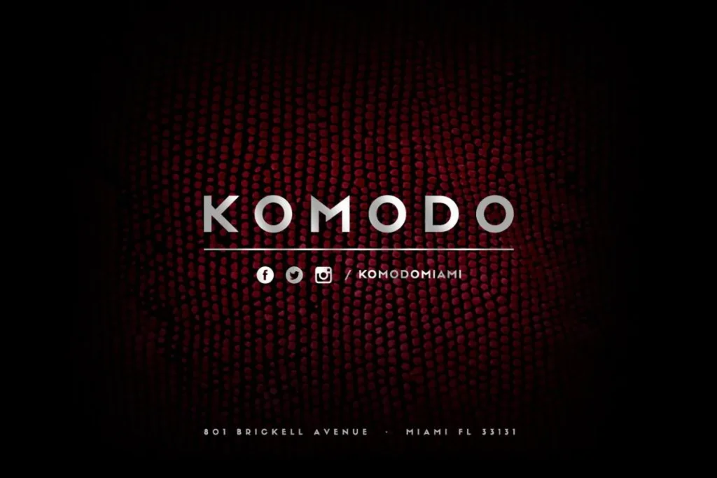 Komodo restaurant Miami