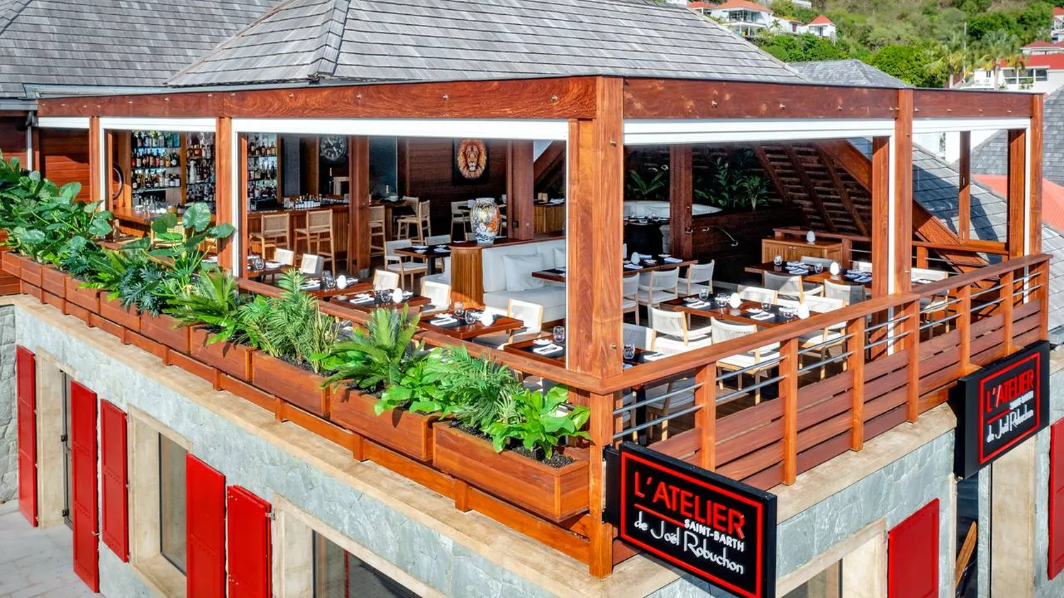 L&#039;Atelier de Joel Robuchon restaurant Saint Barth