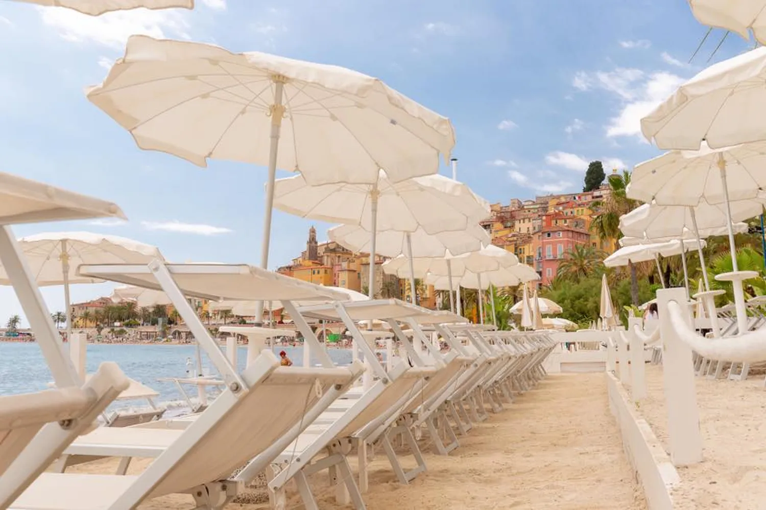 Les Sablettes beach Menton