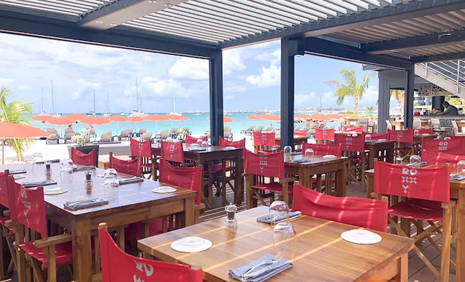 Roxxy beach restaurant Saint Martin