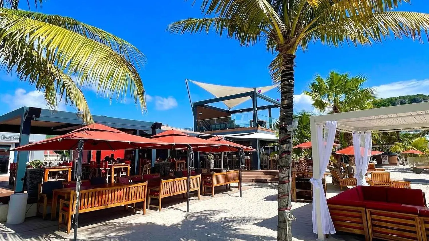 Roxxy beach restaurant Saint Martin