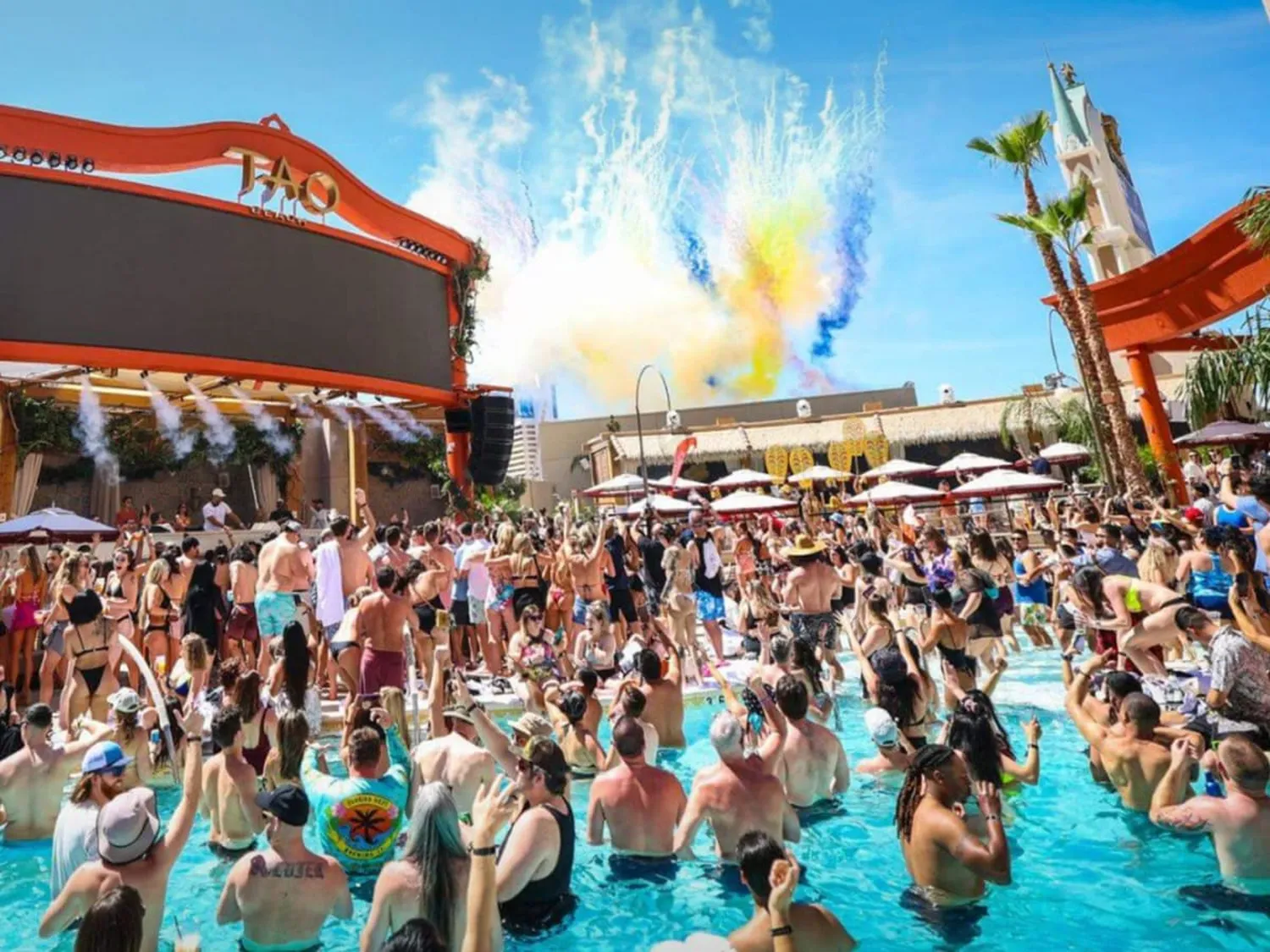 Tao Beach pool party Las Vegas