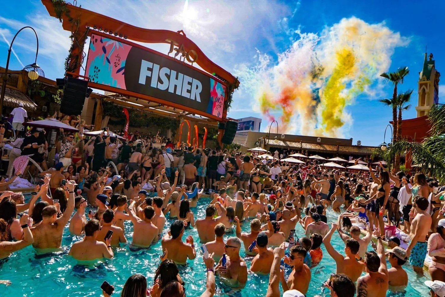 Tao Beach pool party Las Vegas