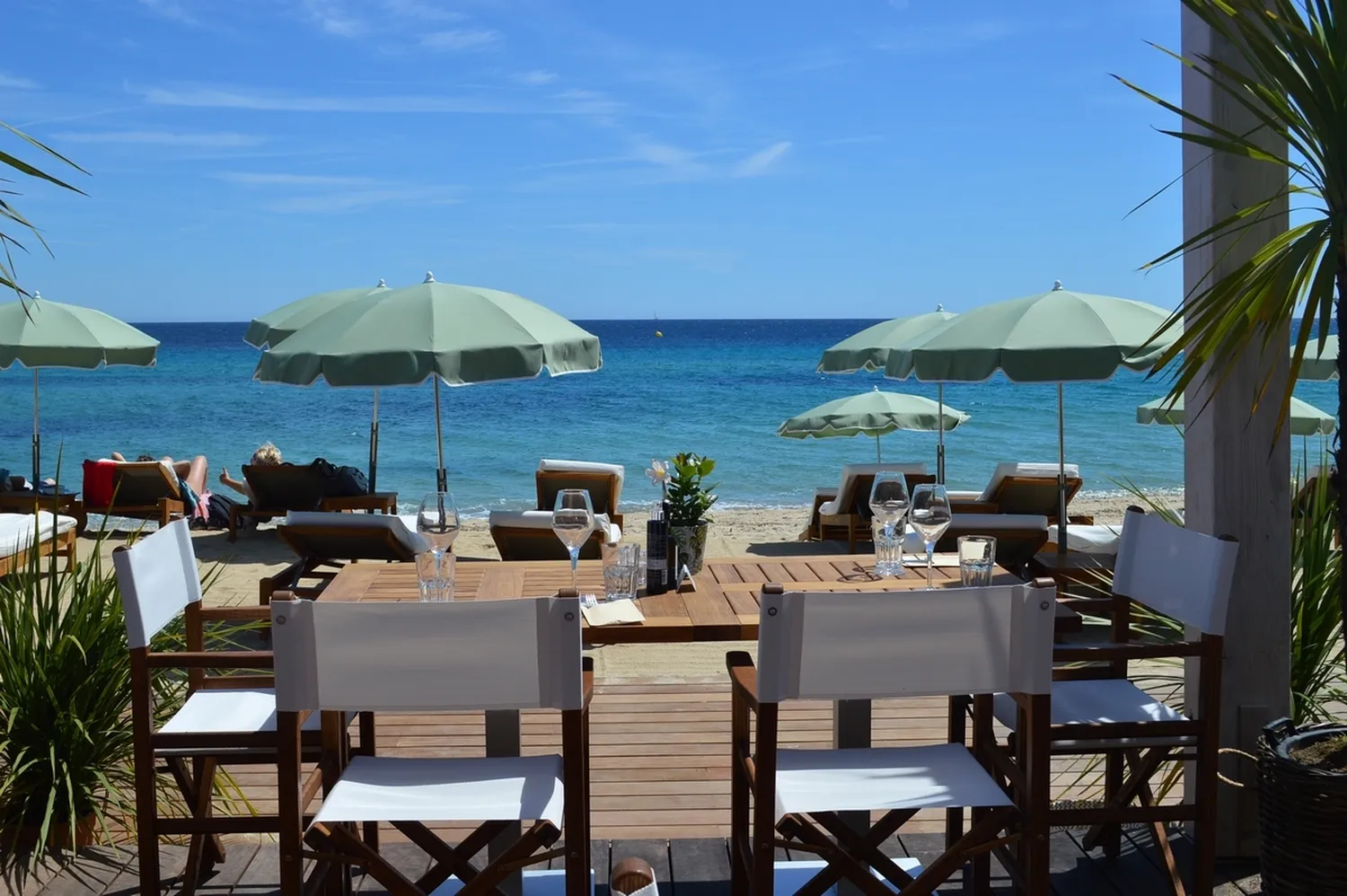 Tiki Beach private beach Saint Tropez