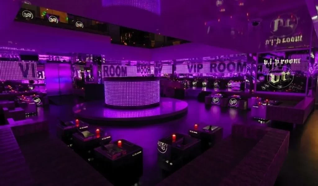 Vip room nightclub Saint Tropez