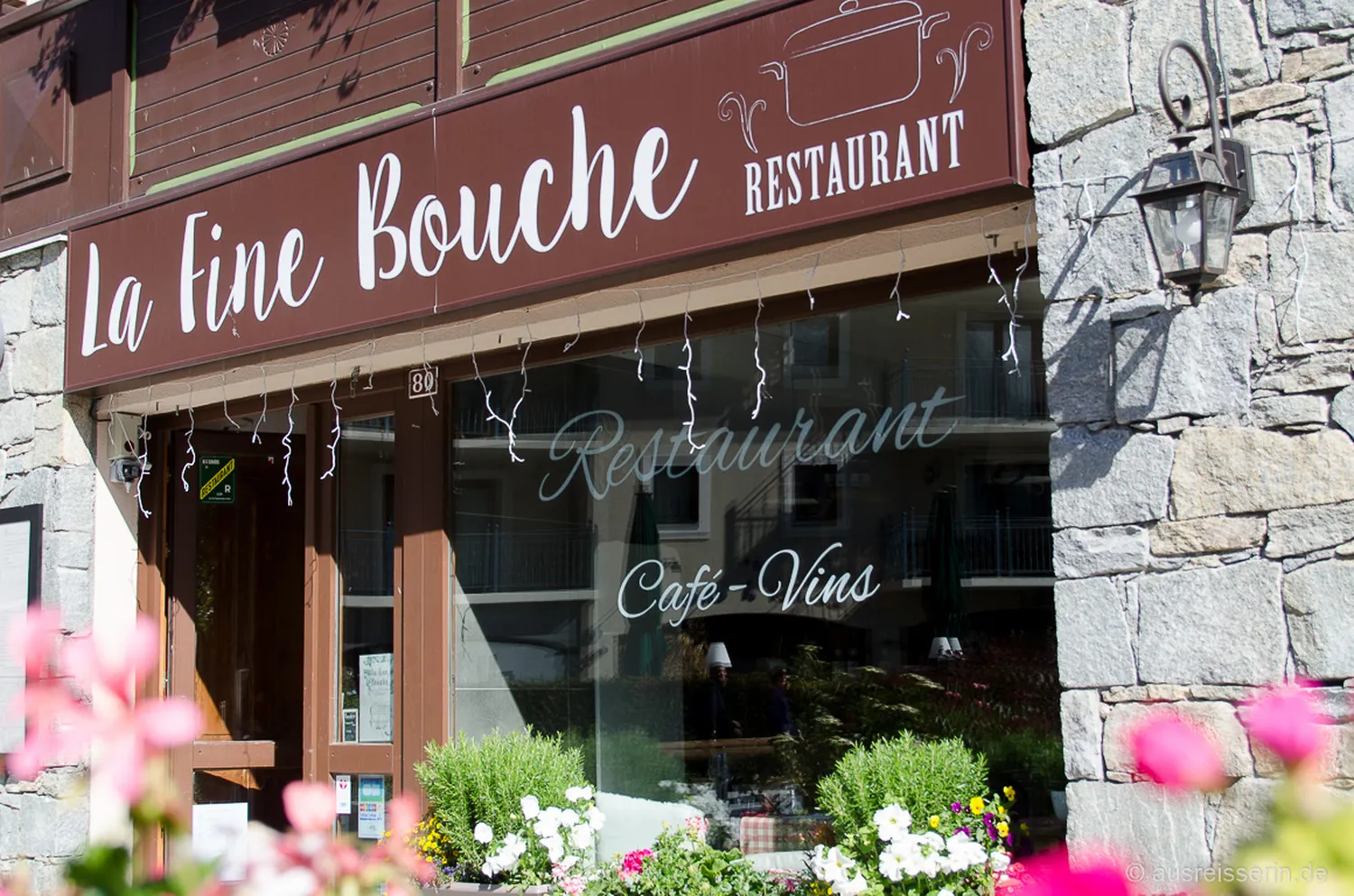 La Fine Bouche restaurant Chamonix