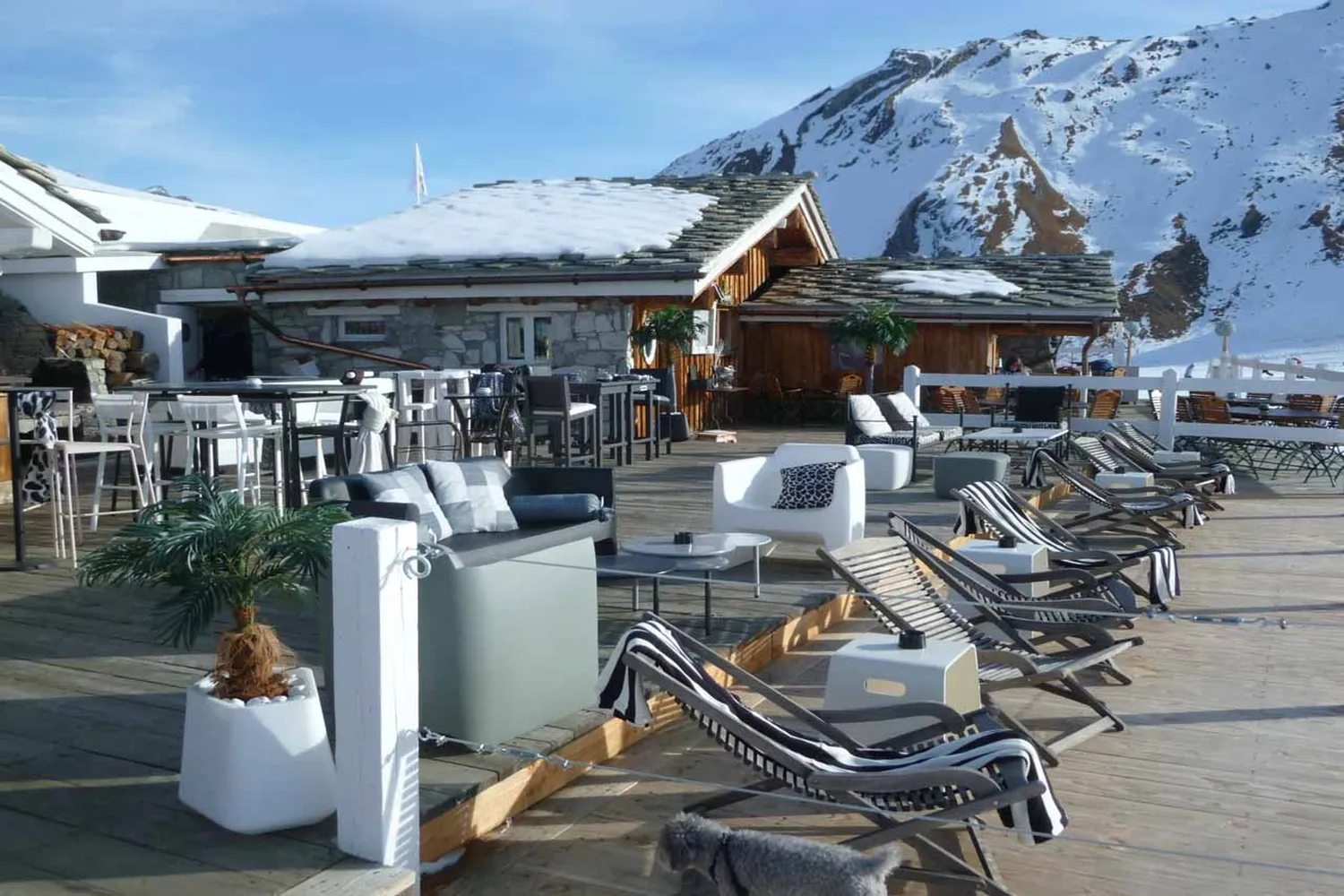 La Peau de Vache restaurant Val d&#039;Isère