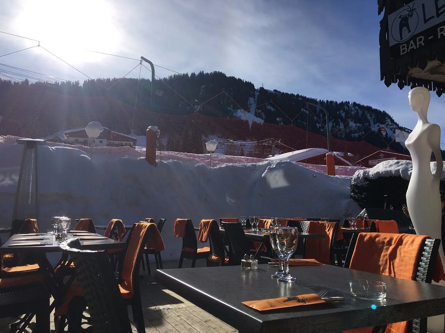 Le Dahu restaurant Megève