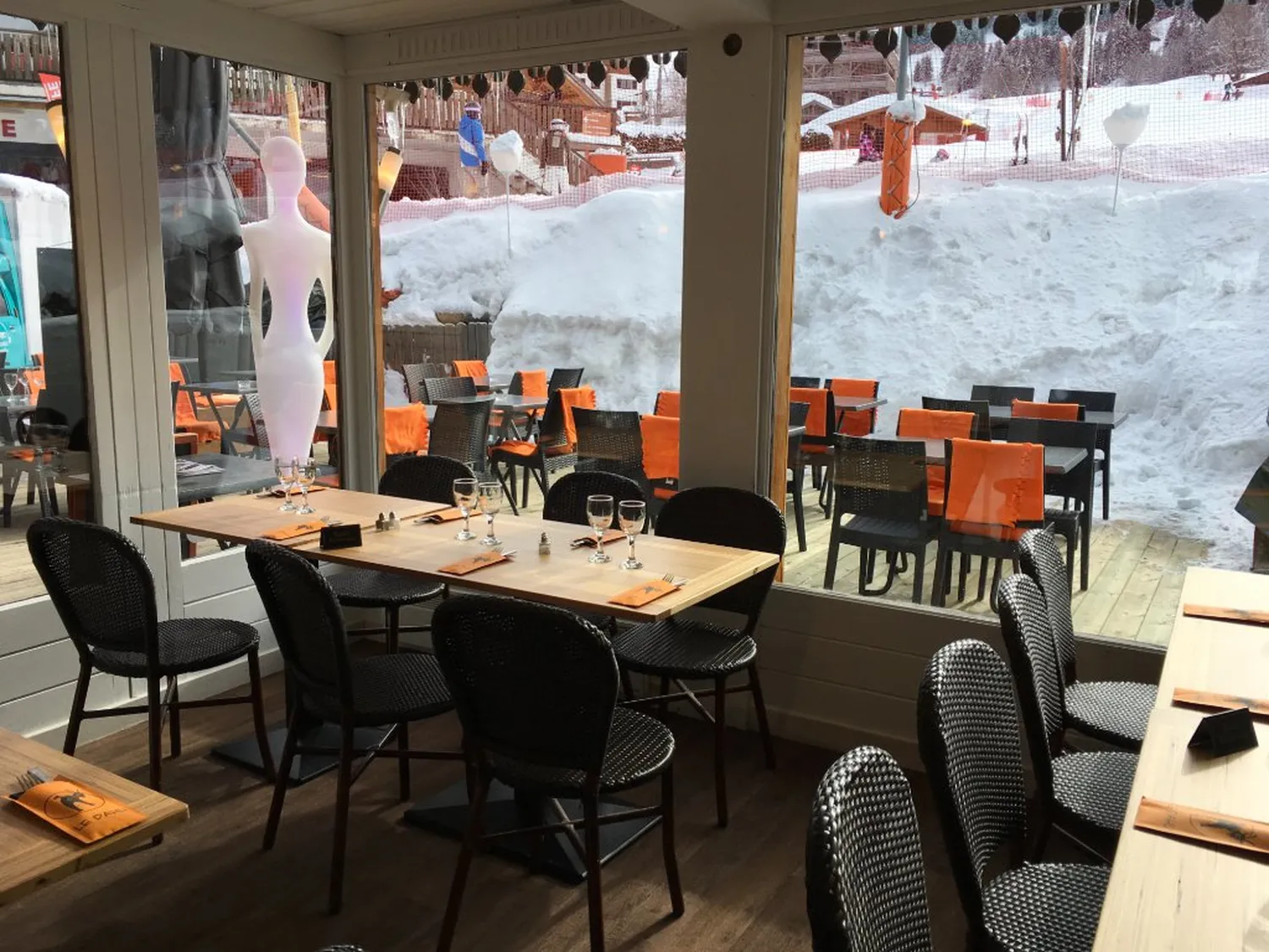 Le Dahu restaurant Megève