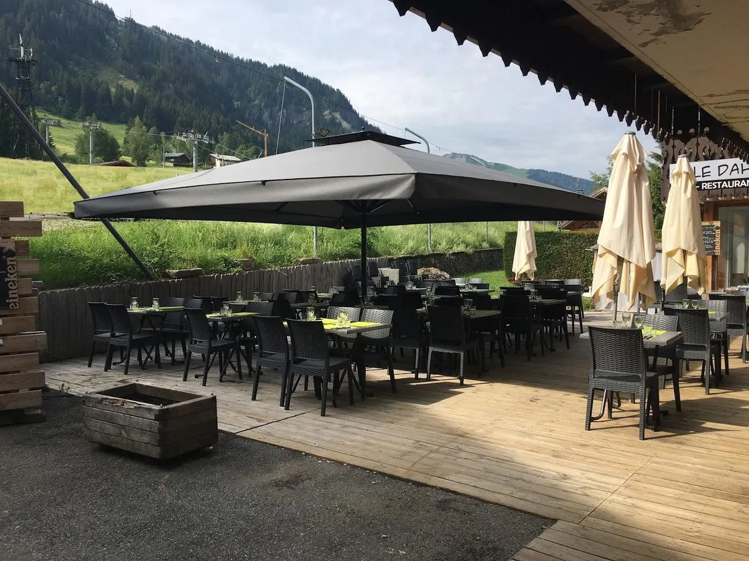 Le Dahu restaurant Megève