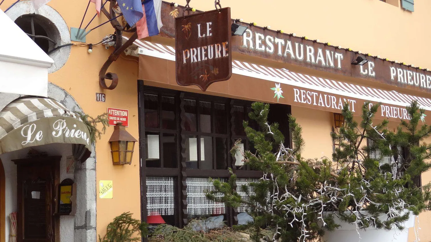 Le Prieuré restaurant Megève