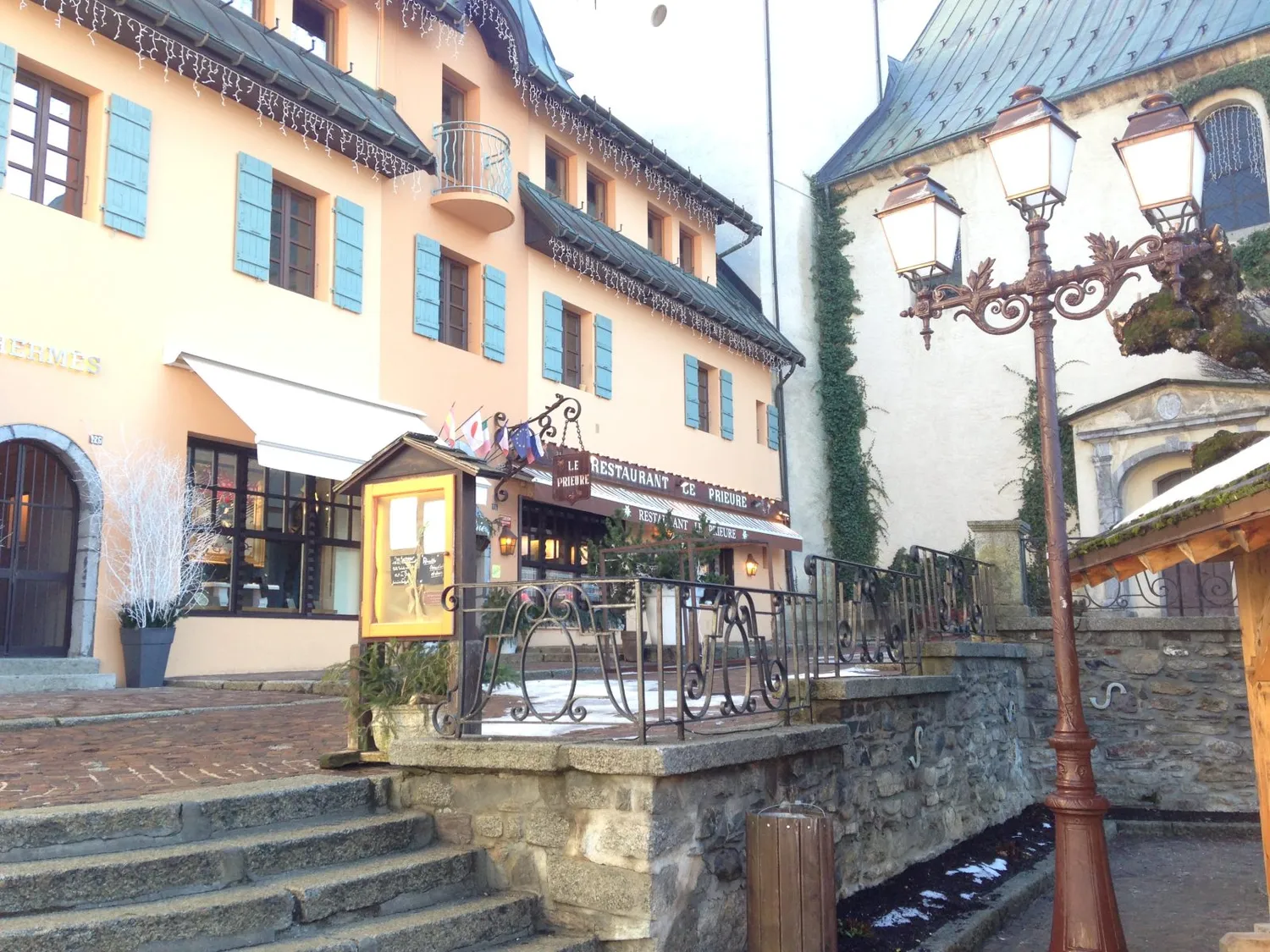 Le Prieuré restaurant Megève