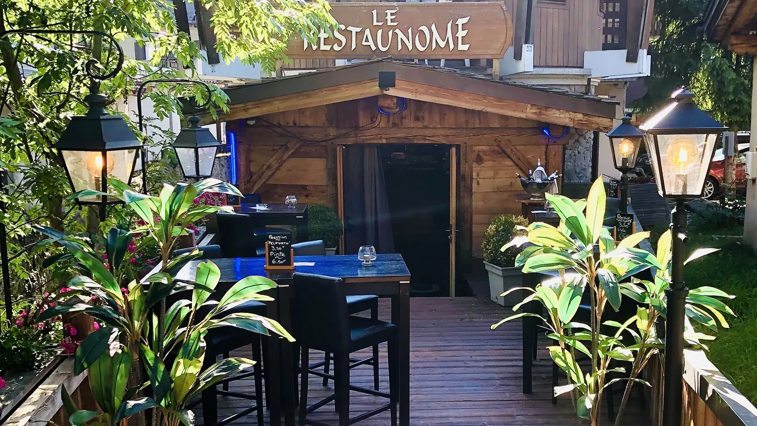 Le Restaunome restaurant Megève