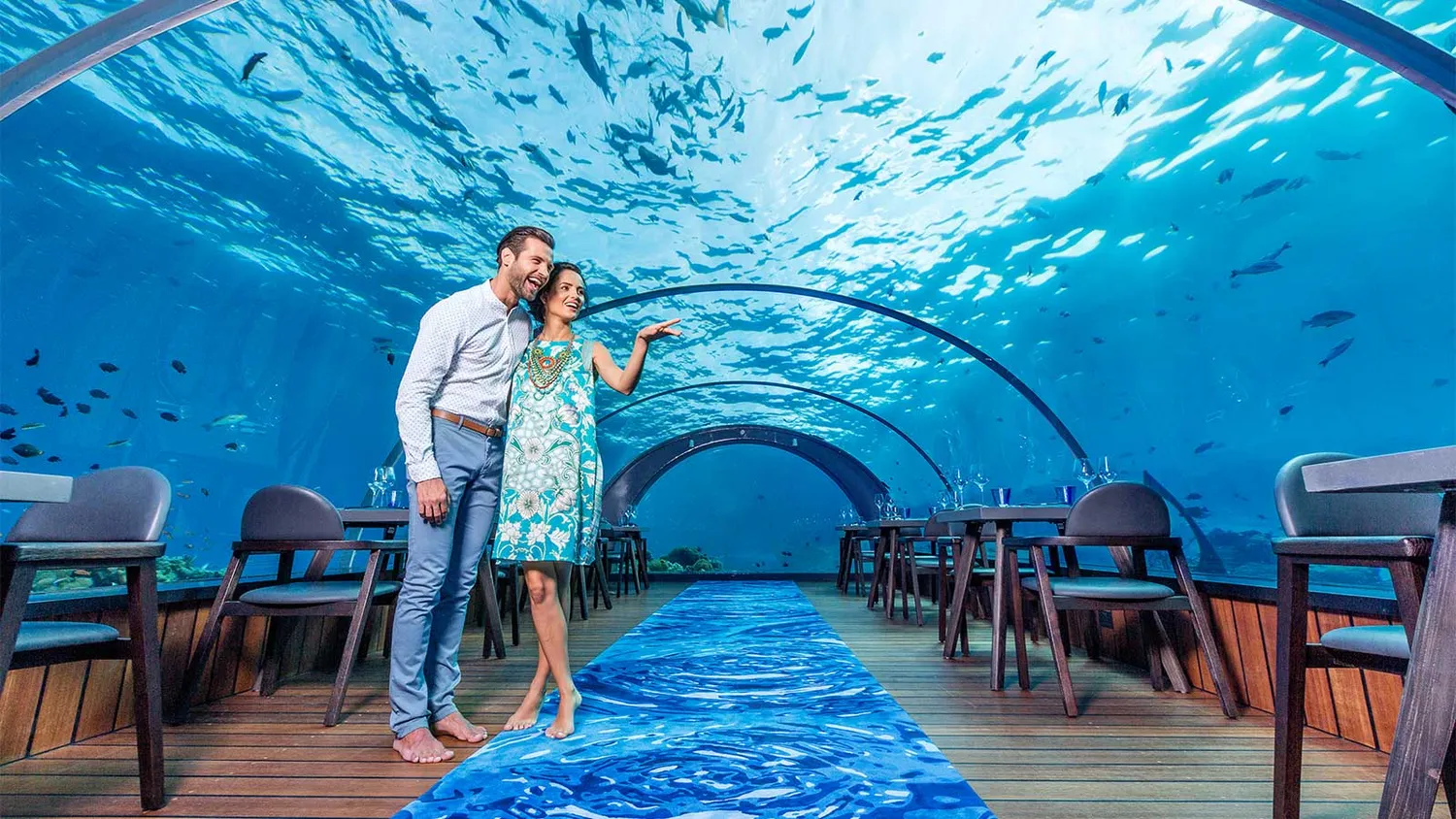 5.8 Undersea restaurant Maldives