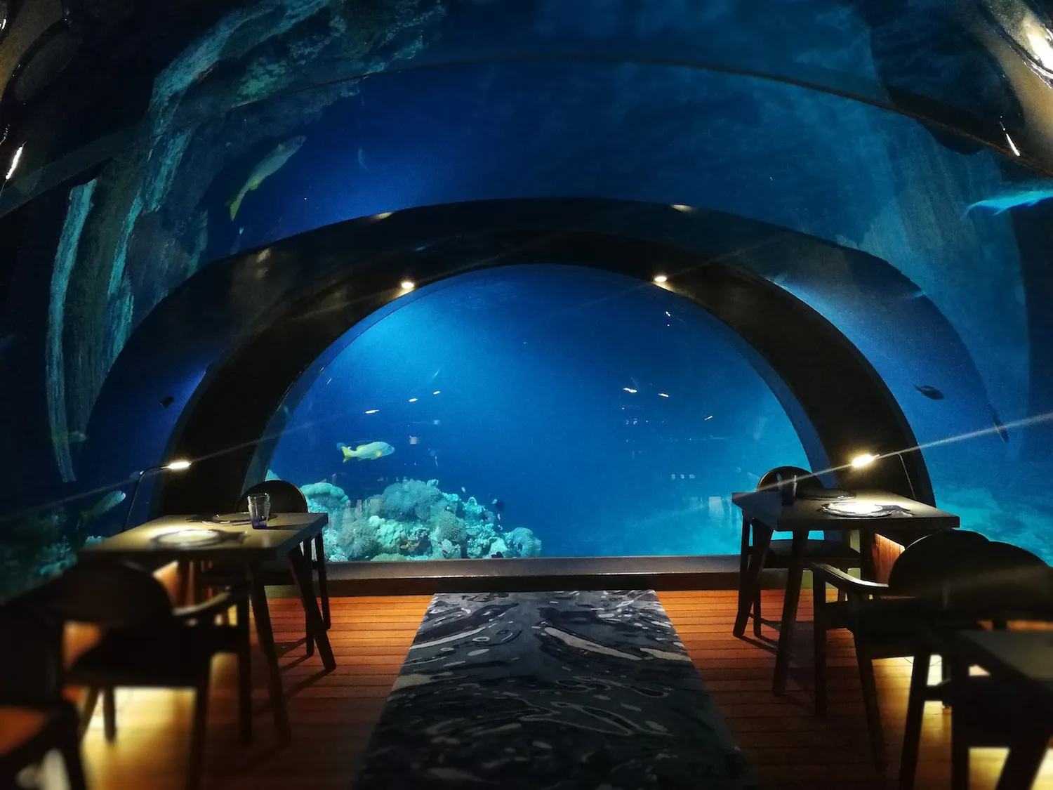 5.8 Undersea restaurant Maldives