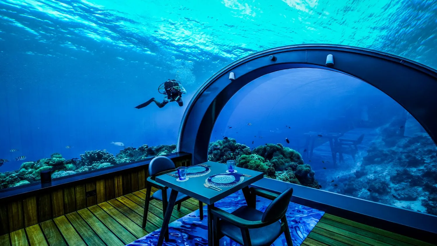 5.8 Undersea restaurant Maldives