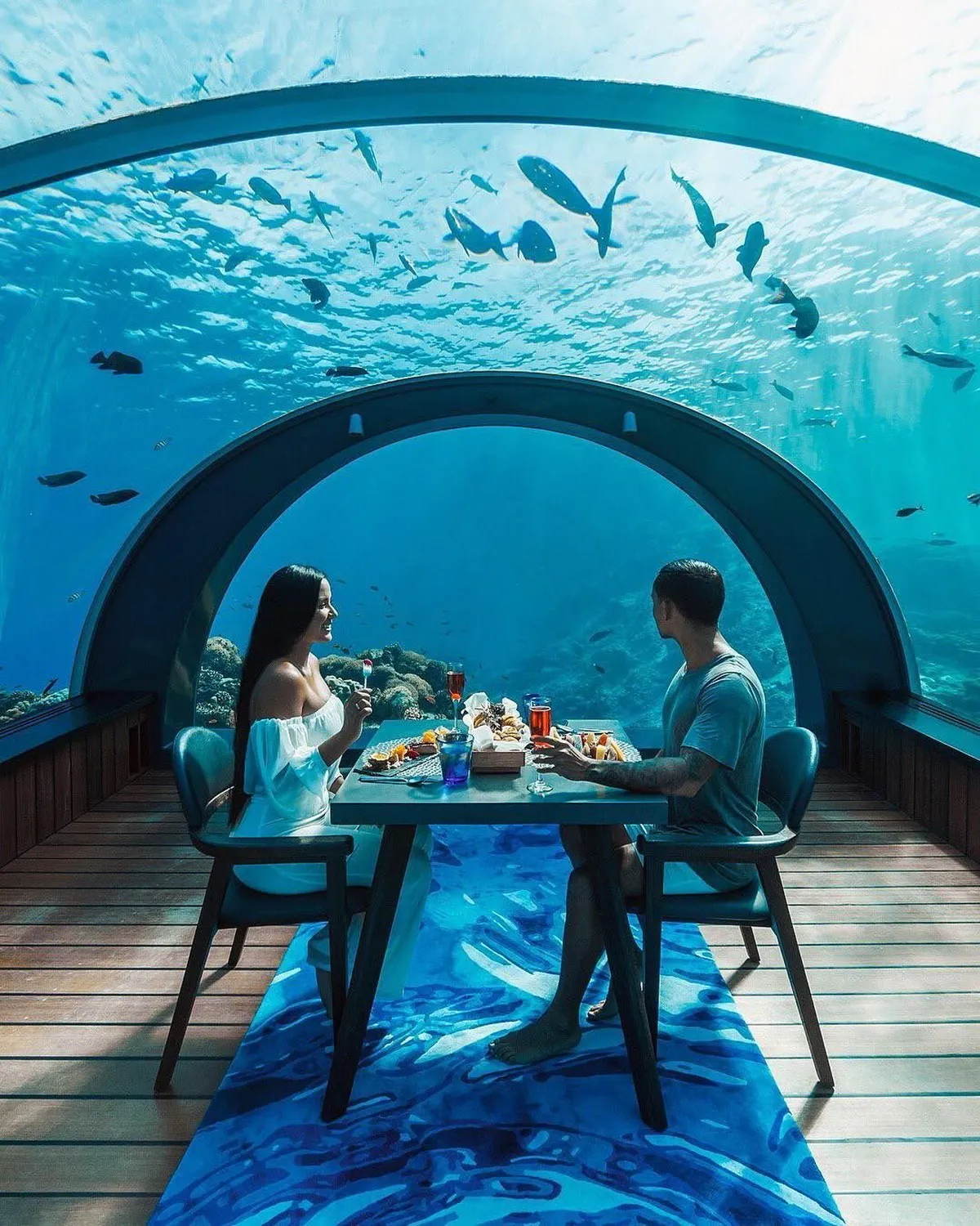 5.8 Undersea restaurant Maldives