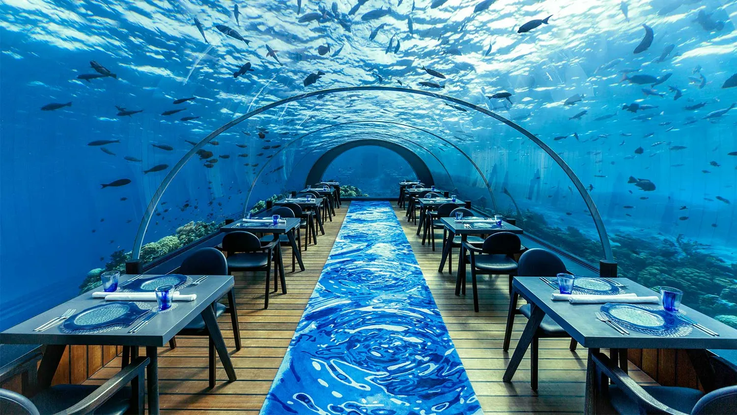 5.8 Undersea restaurant Maldives