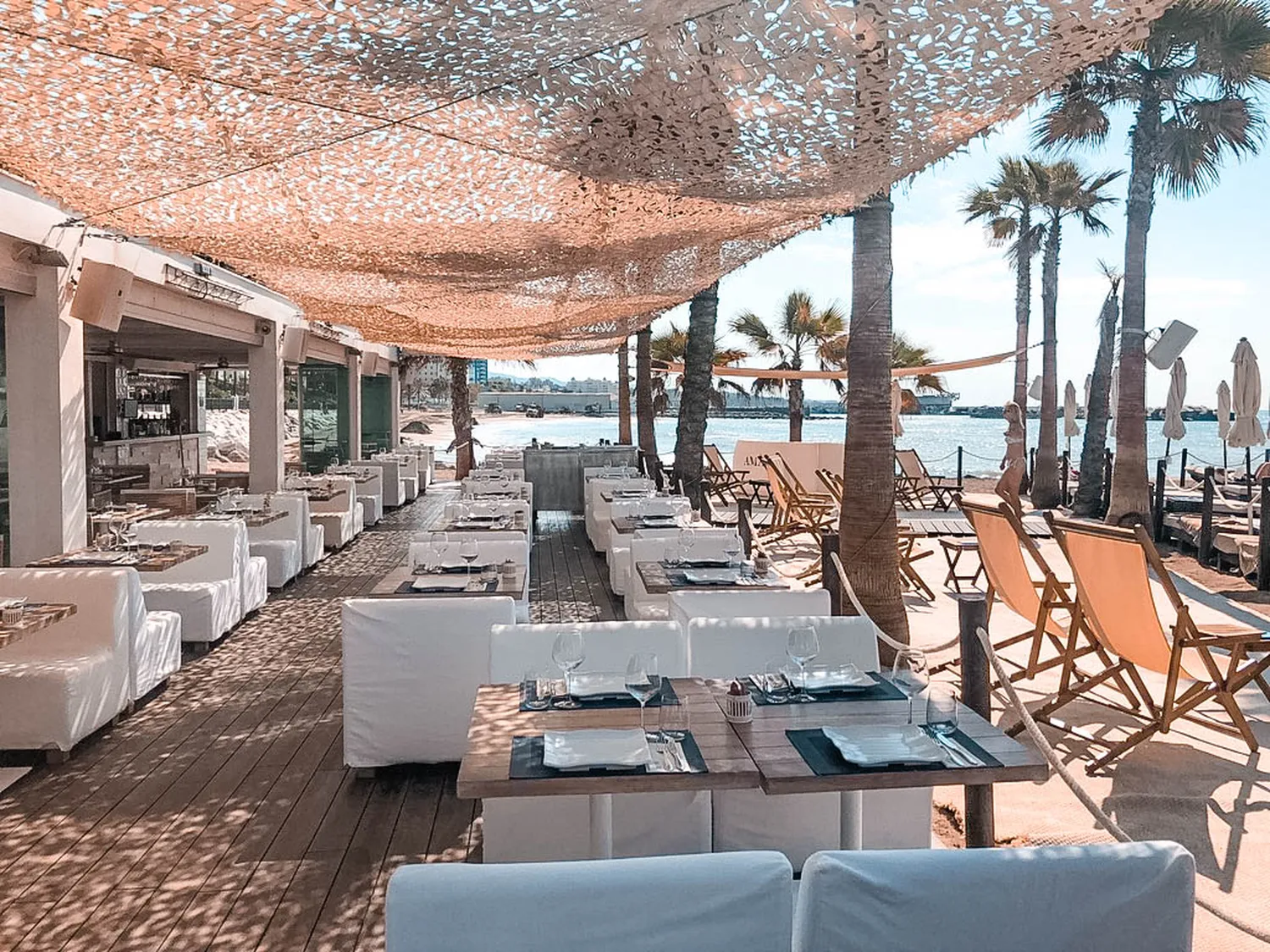 Amare Beach Club restaurant Marbella