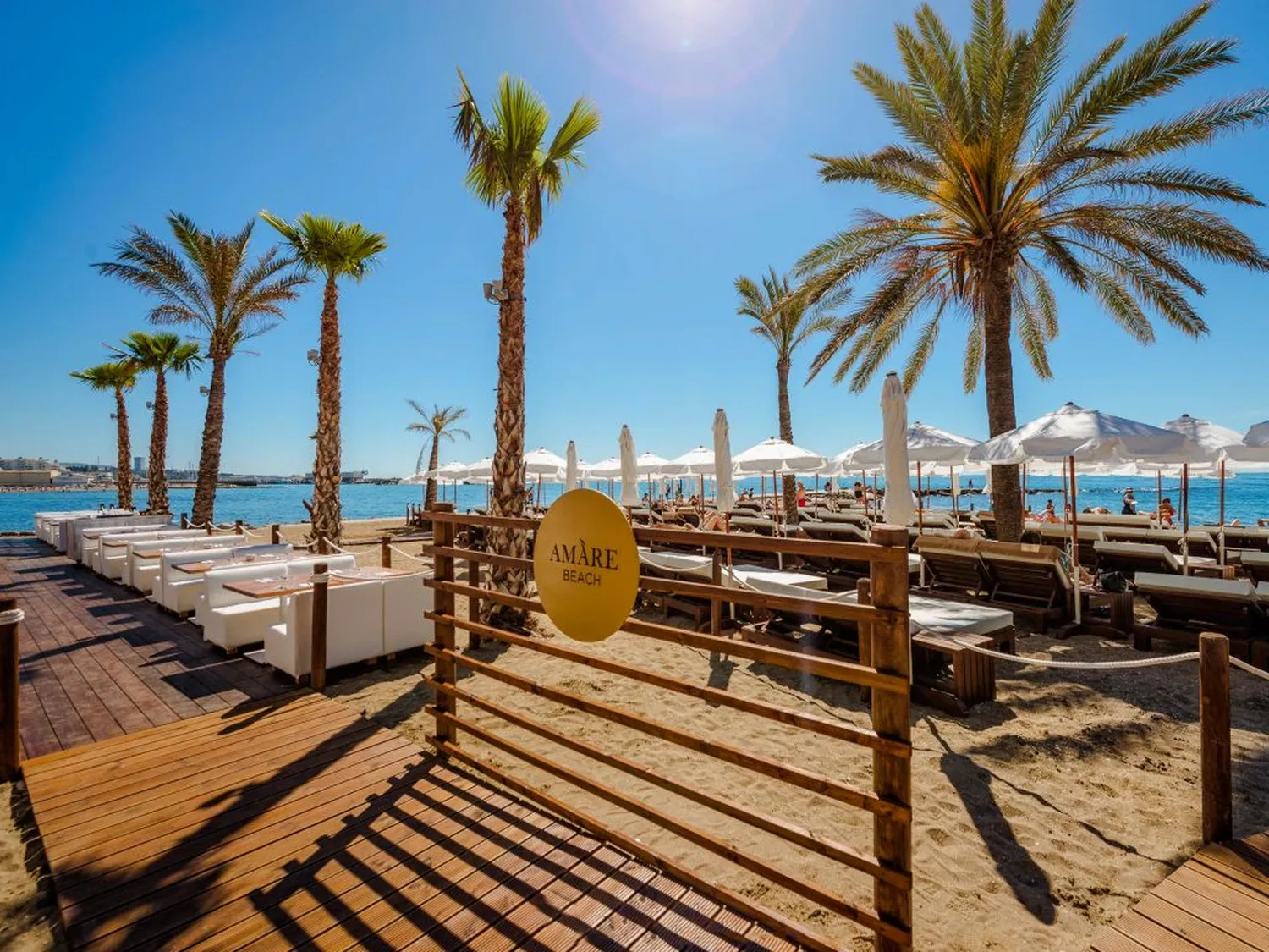 Amare Beach Club restaurant Marbella