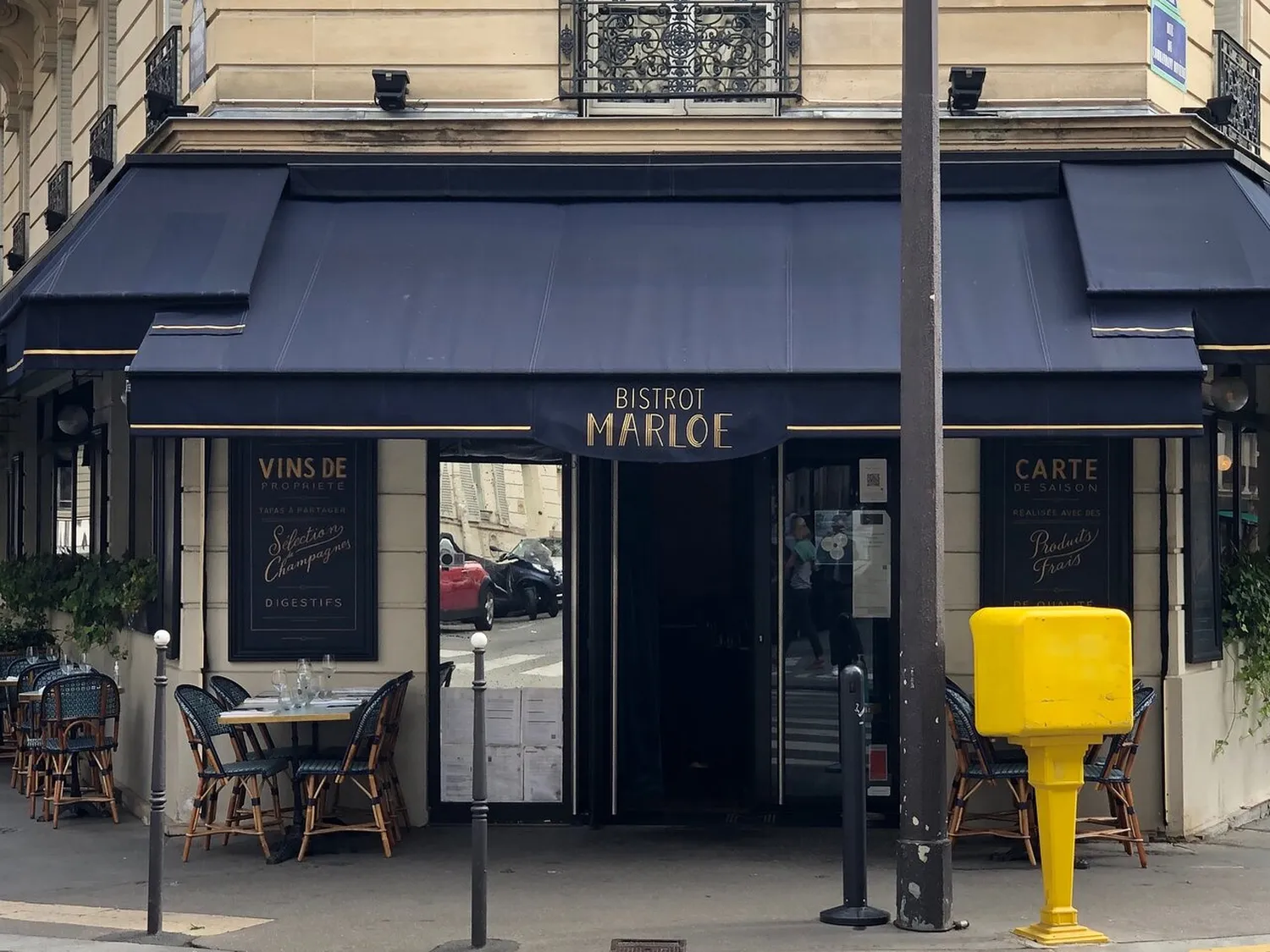 Bistrot Marloe restaurant Paris