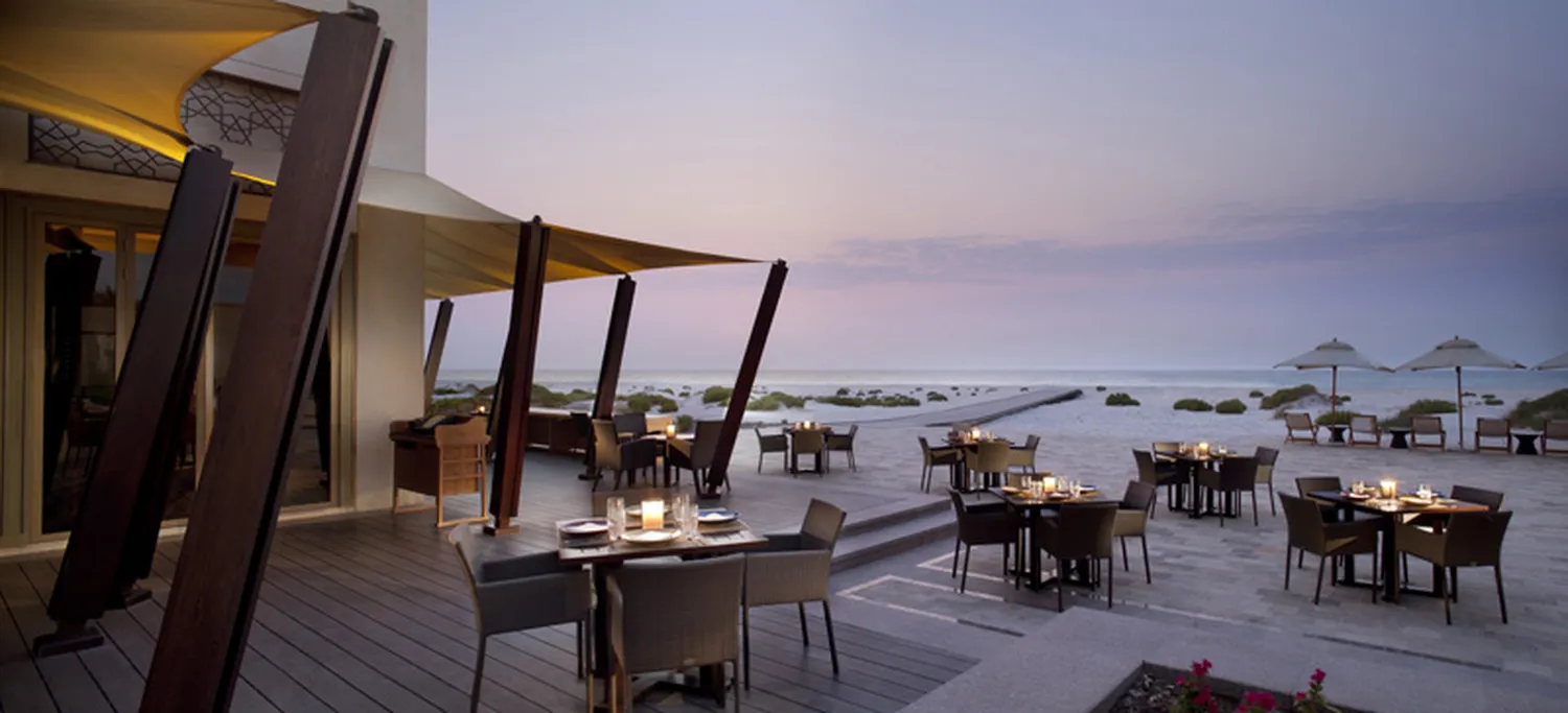 Cabana Beach restaurant Abu Dhabi