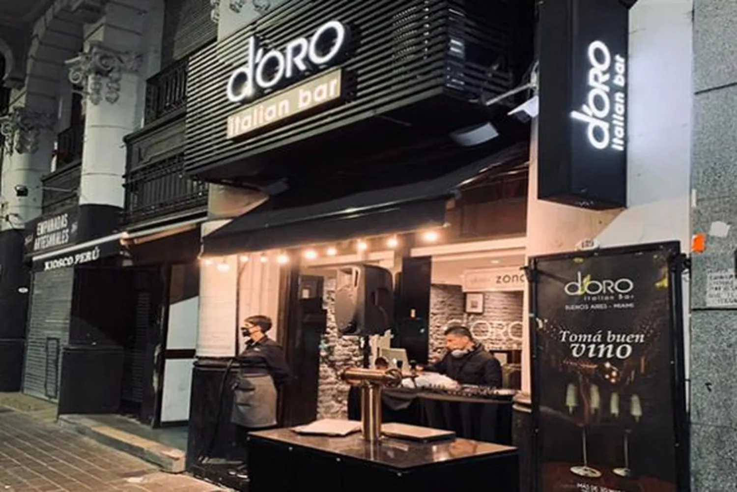 D'oro Italian Bar restaurant Buenos aires