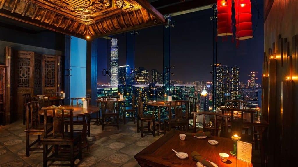 Hutong restaurant Hong Kong