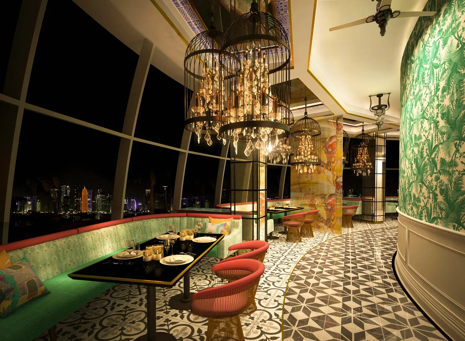 Iksha 360 restaurant Doha