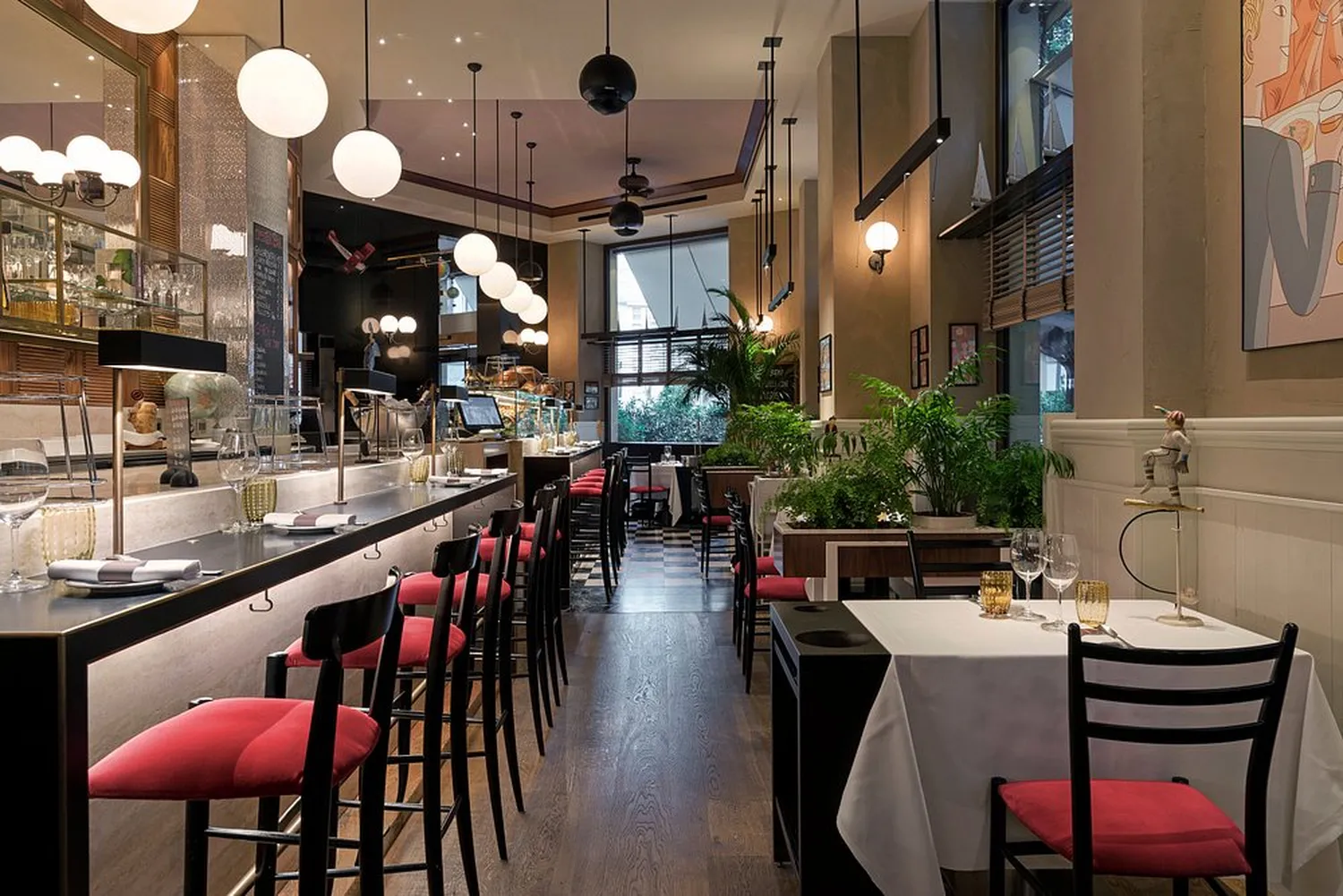 Langosteria Bistrot restaurant Milan