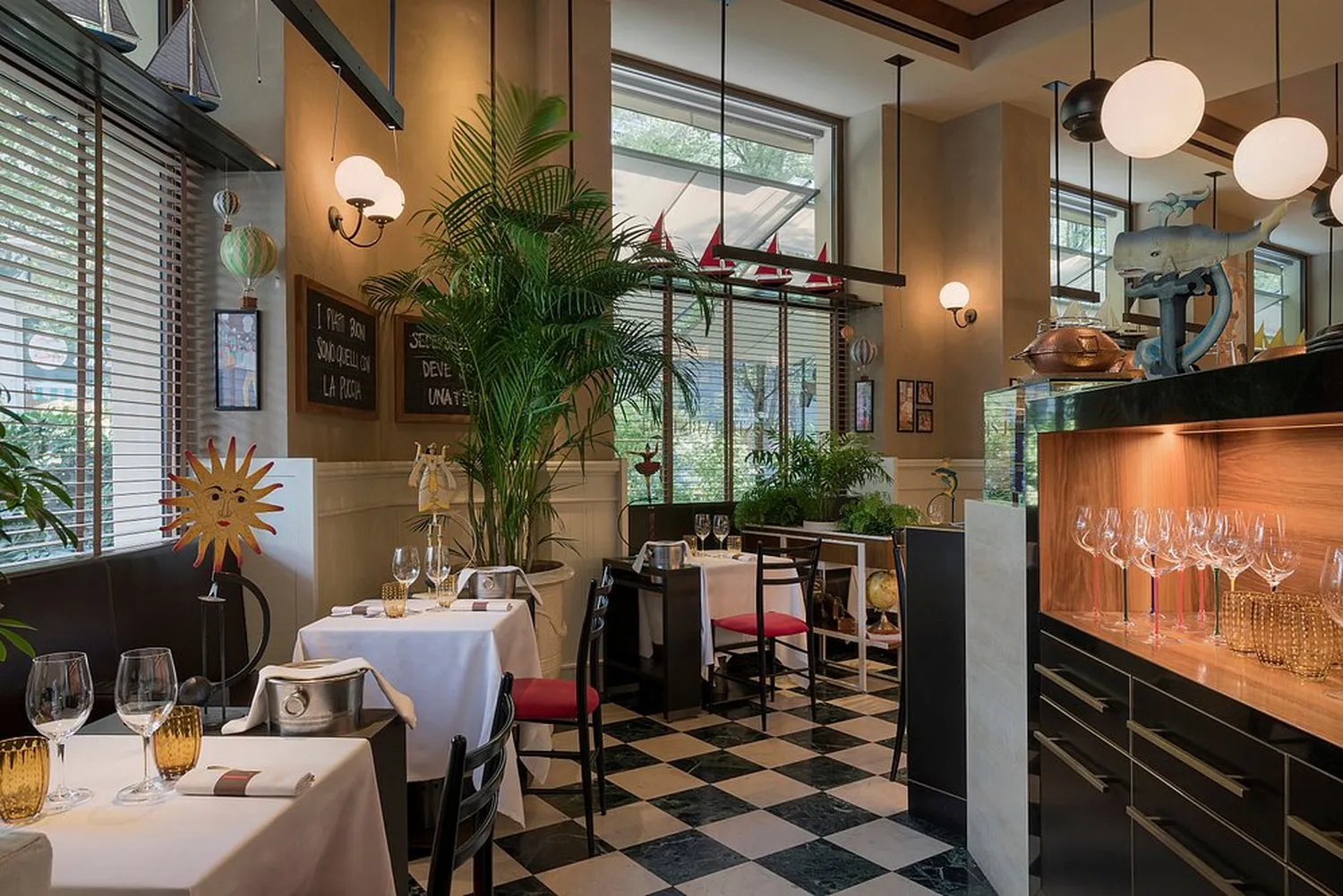 Langosteria Bistrot restaurant Milan
