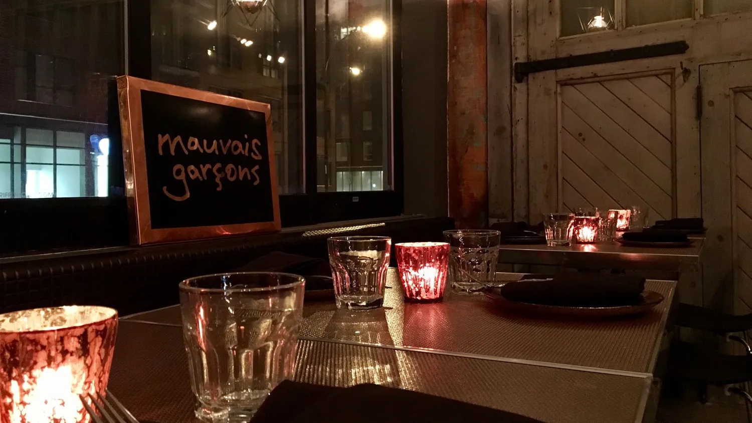 Mauvais Garçons restaurant Montréal