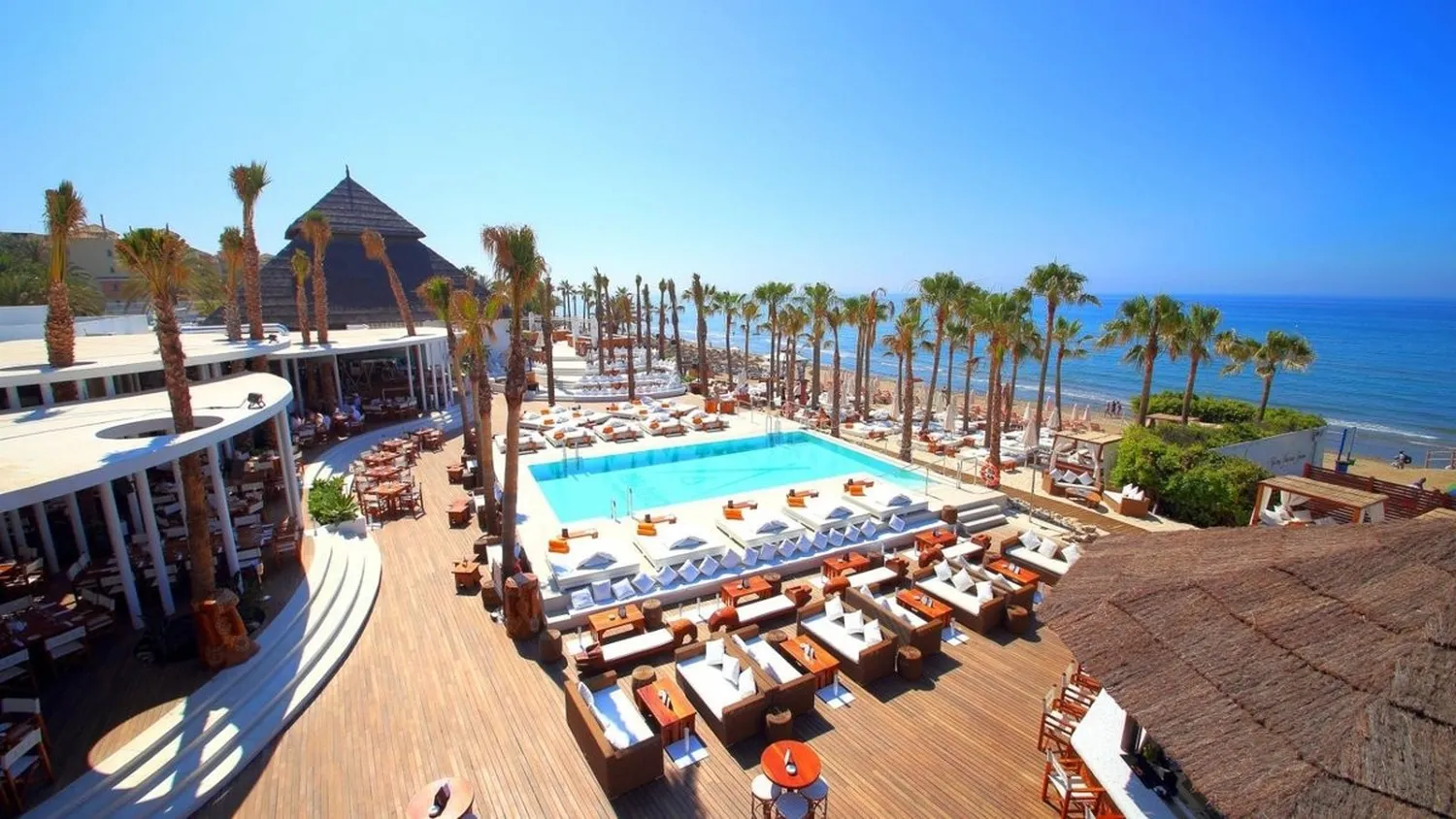 Nikki Beach restaurant Marbella