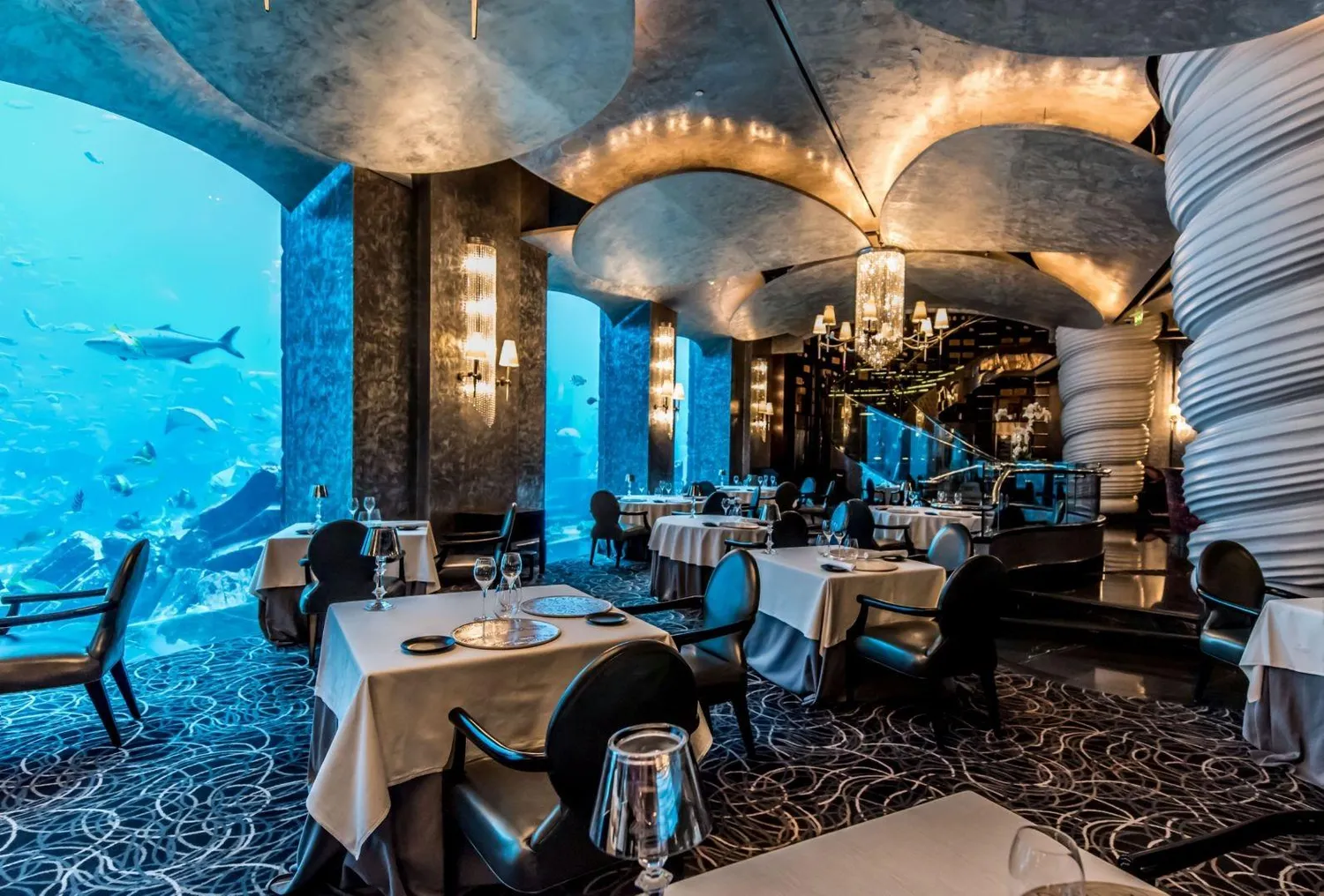 Ossiano restaurant Dubaï