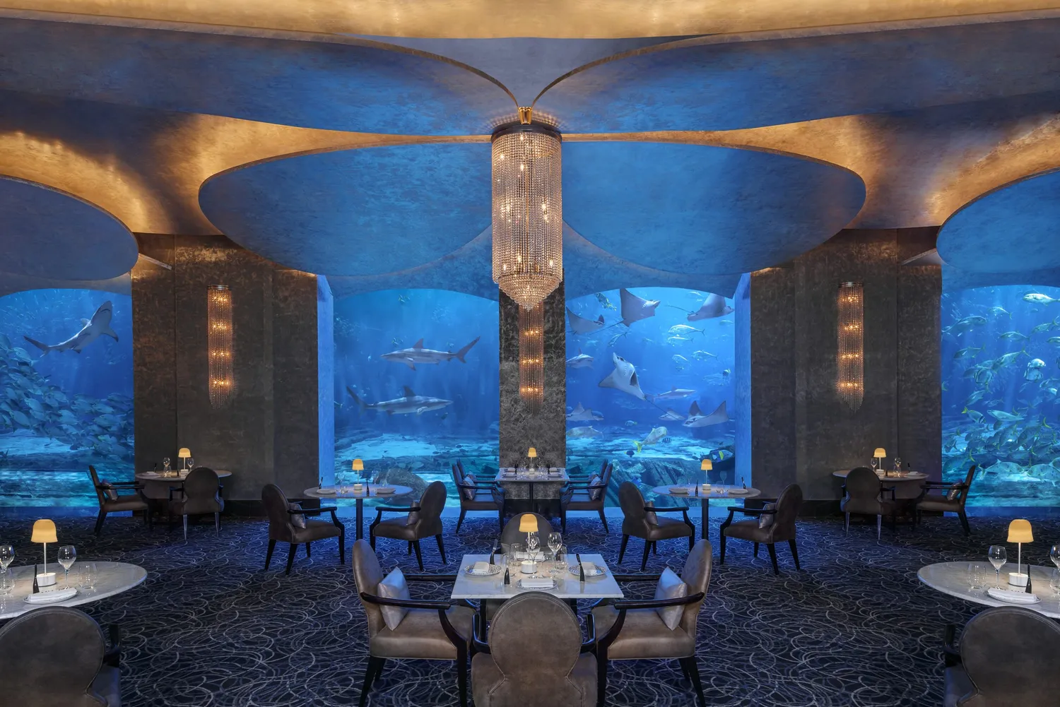 Ossiano restaurant Dubaï