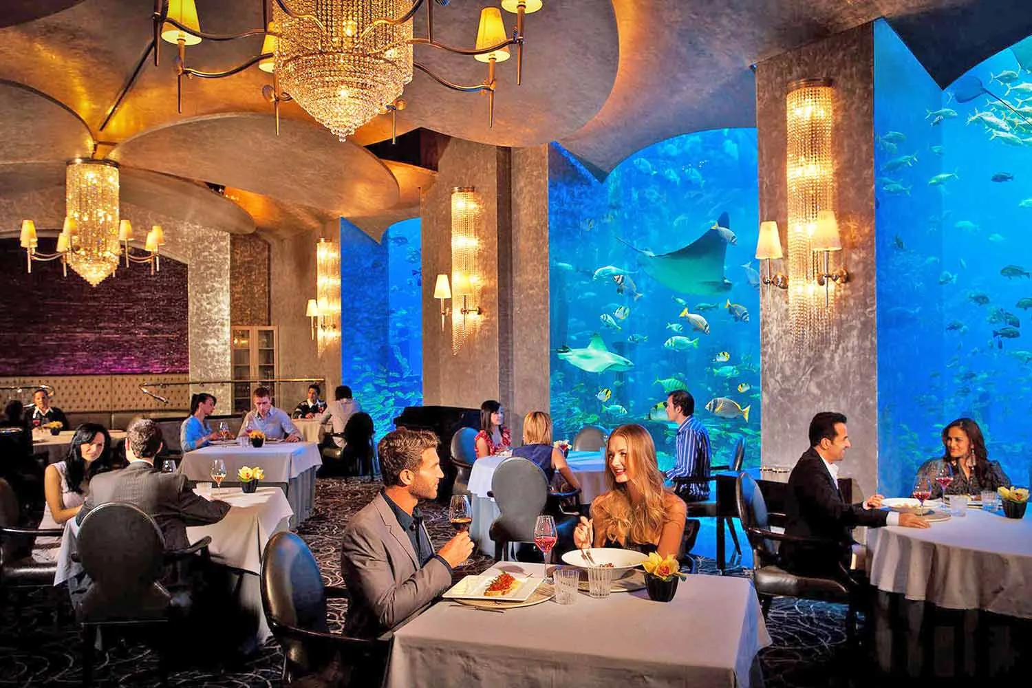 Ossiano restaurant Dubaï