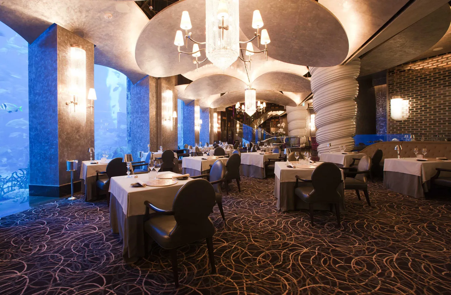 Ossiano restaurant Dubaï