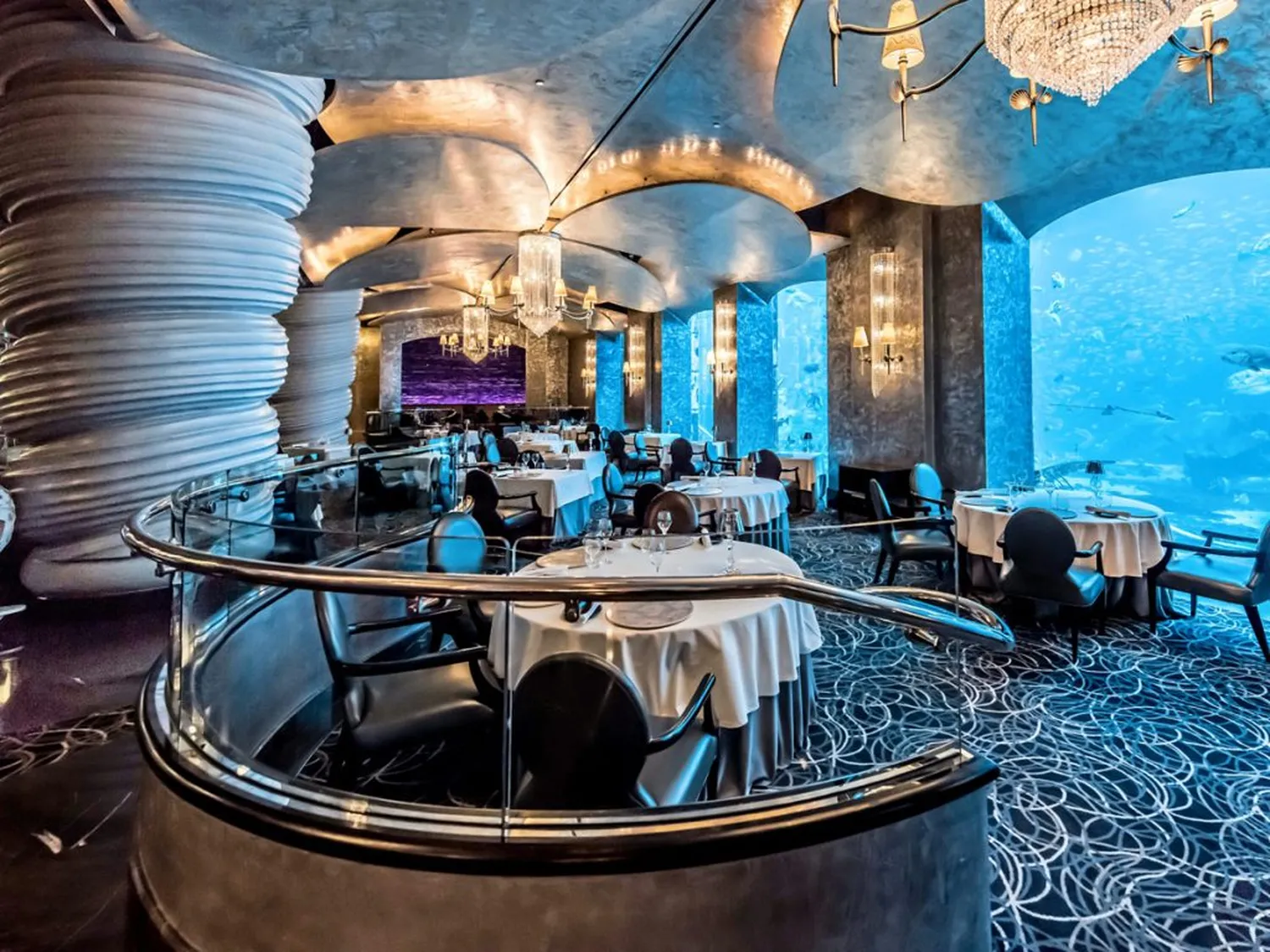 Ossiano restaurant Dubaï