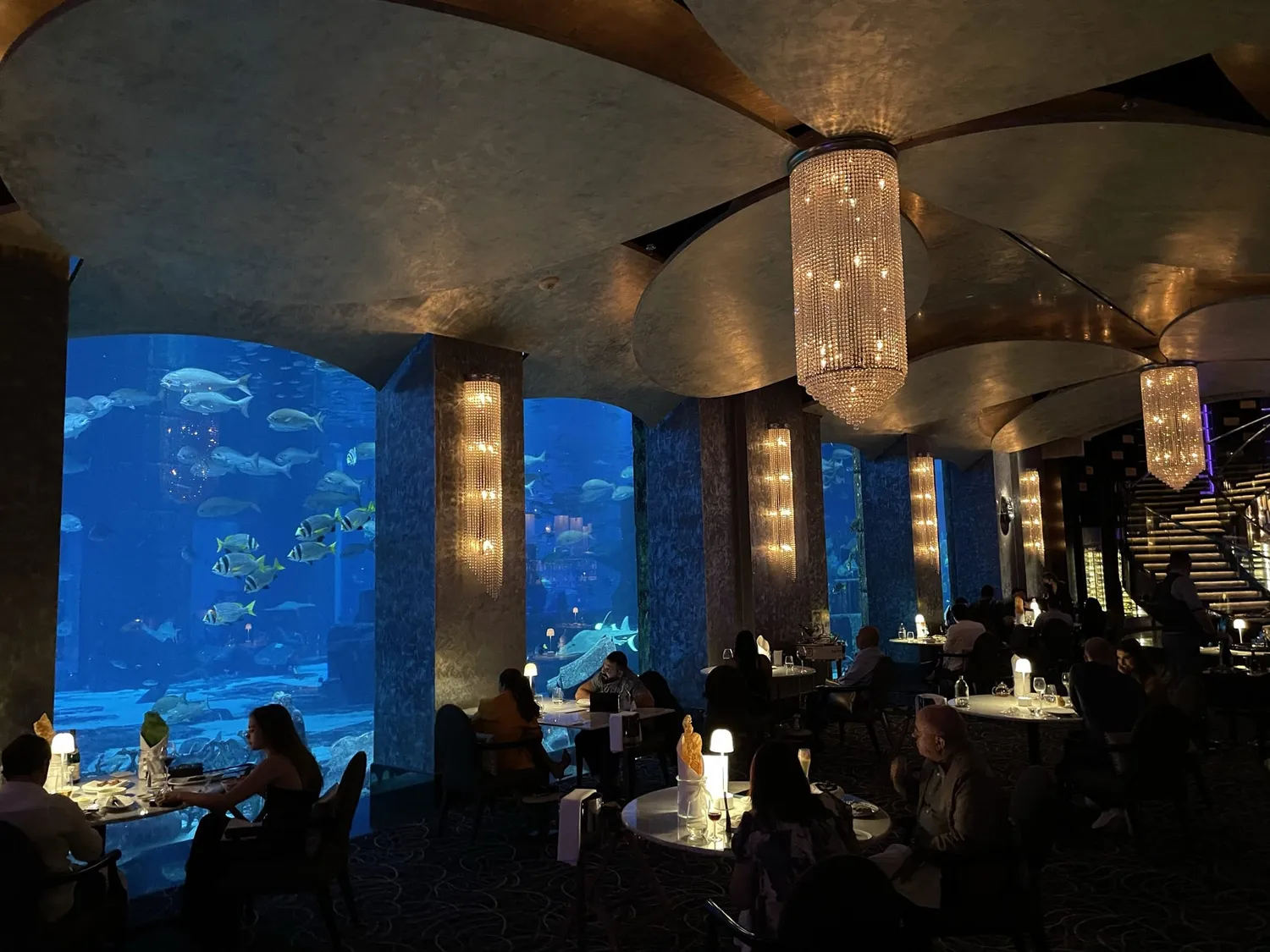 Ossiano restaurant Dubaï