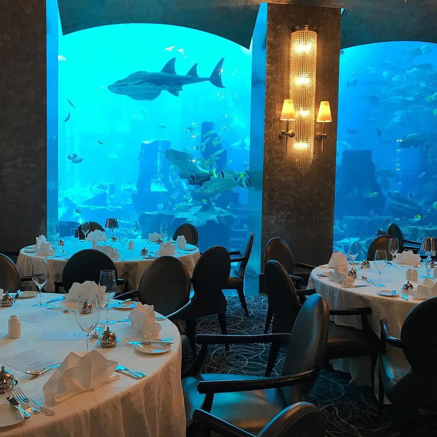 Ossiano restaurant Dubaï