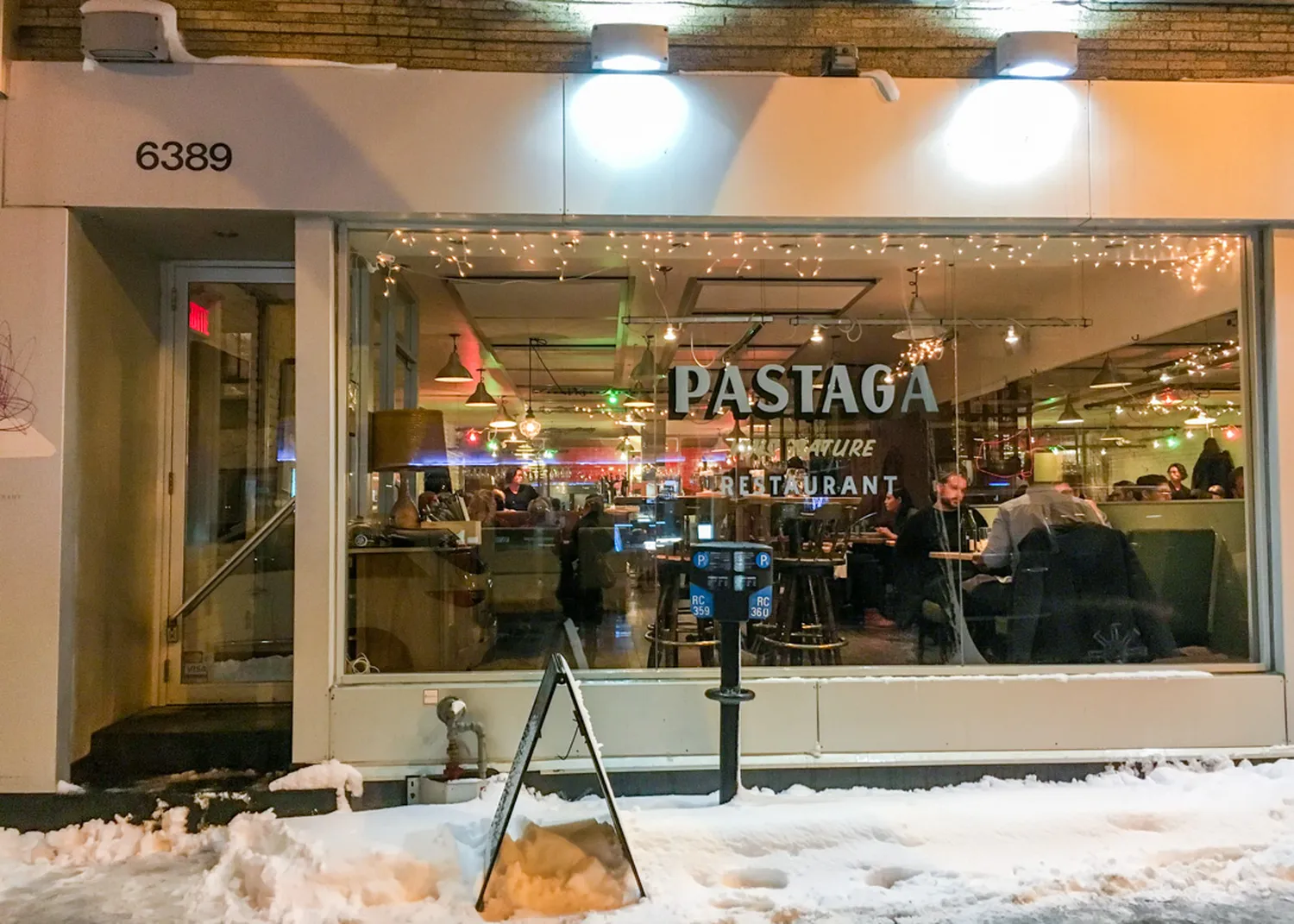 Pastaga restaurant Montréal